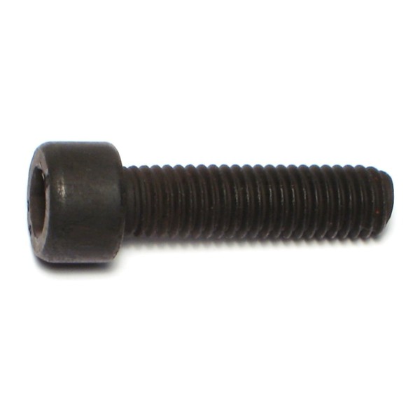 Midwest Fastener M8-1.25 Socket Head Cap Screw, Black Oxide Steel, 30 mm Length, 5 PK 62497